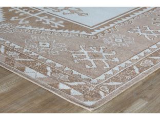8 X 10 Knotted Neutral Turkish Rug