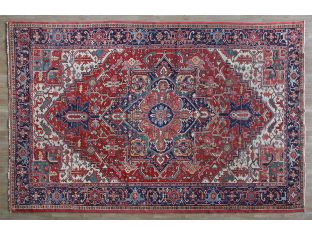 8'4"  X 11'6" Hand Knotted Heriz Persian Rug 