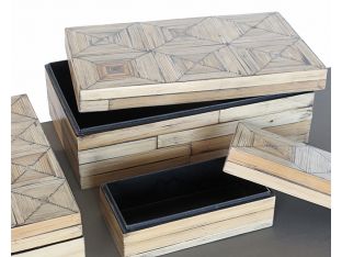 Set Of 3 Bamboo Boxes