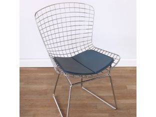 Bertoia Style Chrome Wire Side Chair