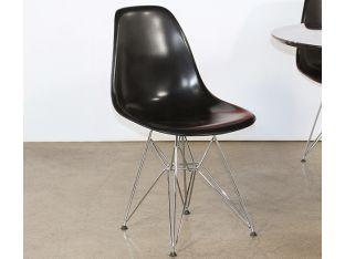 Eames Style Eiffel Base Black Side Chair