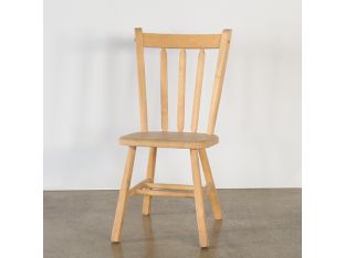  Natural Wood Side Chair 