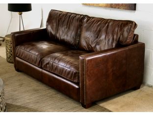 Larkin 72" Sofa in Cigar Leather