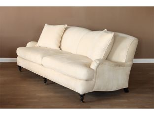 George Smith Style Tightback Sofa in Linato Cream
