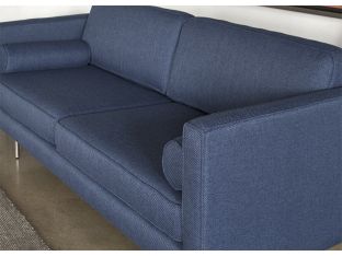 Azure Sofa with Brushed Stainless Steel Legs 