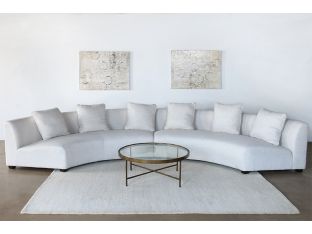 Dover 2-Piece Crescent Sectional