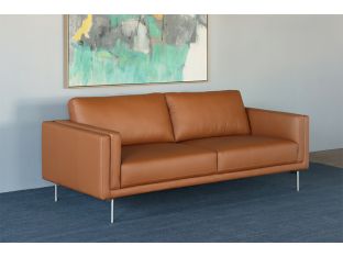 Saddle Leather International Style Sofa
