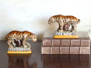 Set of 2 Tiger Figurines