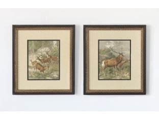 Small Deer Series (Set of 2) 16W x 18H