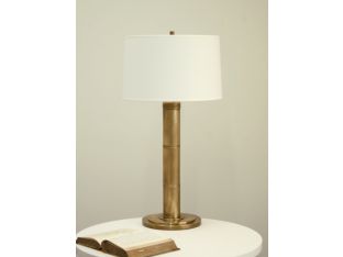Brass Machine Age Table Lamp