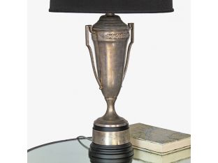 Antique Silver Trophy Lamp