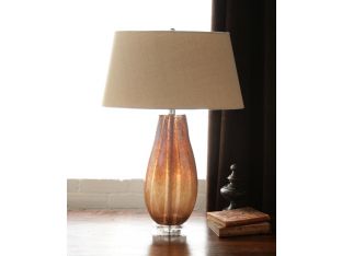 Oval Sand Glass Table Lamp
