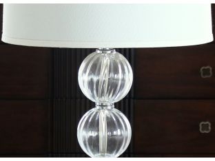 Amanda Crystal Glass Globe Lamp