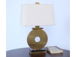 Antique Brass "O" Table Lamp