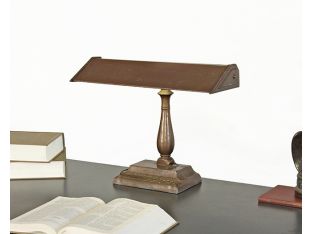 Vintage Brown Fluorescent Desk Lamp