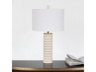Turned SandStone Table Lamp