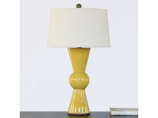 Bow Tie Yellow Table Lamp