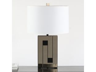 Mirror Panel Geometric Table Lamp