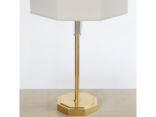 Brass Stem Table Lamp