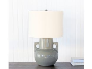 Light Grey Aluminum Table Lamp 