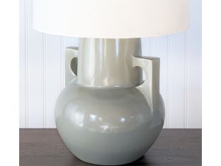 Light Grey Aluminum Table Lamp 