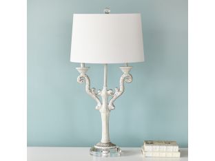 Twin Candelabra Table Lamp