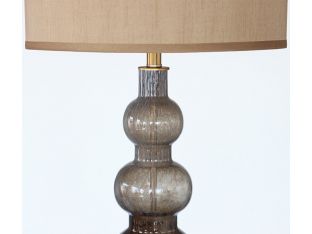 Multi Color Brown Glass Table Lamp 