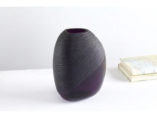 Large Amethyst Pebble Vase