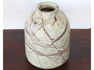 Large Marble Rain Forest Green Vase