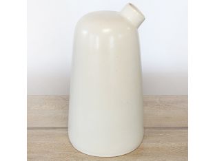 Medium Ceramic Frisco Cream Vase