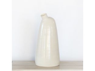 Large Ceramic Frisco Cream Vase