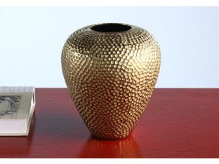 Golden Stout Ceramic Vase