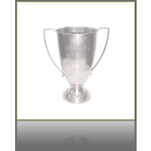 Etched Loving Cup Antique Pewter