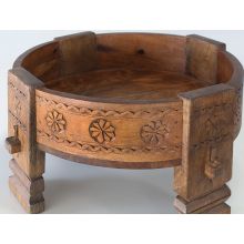 Reclaimed Carved Wood Bowl