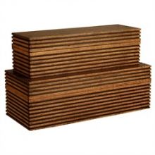 Set of 2 Trinity Wooden Boxes