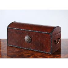 Oxblood Leather Box