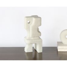 Ivory Cubist Sculpture - Cleared