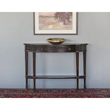 Mahogany Console With Center Drawer
