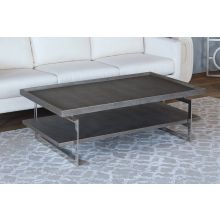Two Tiered Shagreen Coffee Table