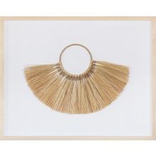 Isla Framed Necklace Of Organic Grasses 30W X 23H