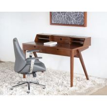 Danish Modern Writing Desk with Storage Compartments