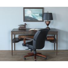 Writing Desk With Curved Mid Shelf