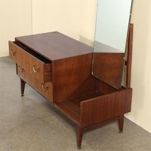 Vintage Mid-Century Dresser With Mirror