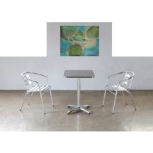 Stainless Steel Square Bistro Table