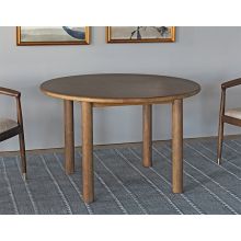 Toasted Natural Oak Round Dining Table