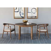 Toasted Natural Oak Round Dining Table