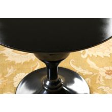 Mitchell Gold Tina Black Round End Table