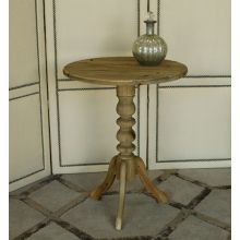 Clarie Side Table in Bleached Pine