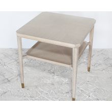 Bleached Cerused Oak End Table Or Nightstand