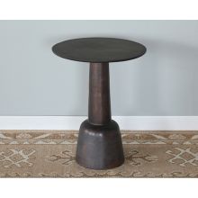 Cast Aluminum Bronze Pedestal Table
